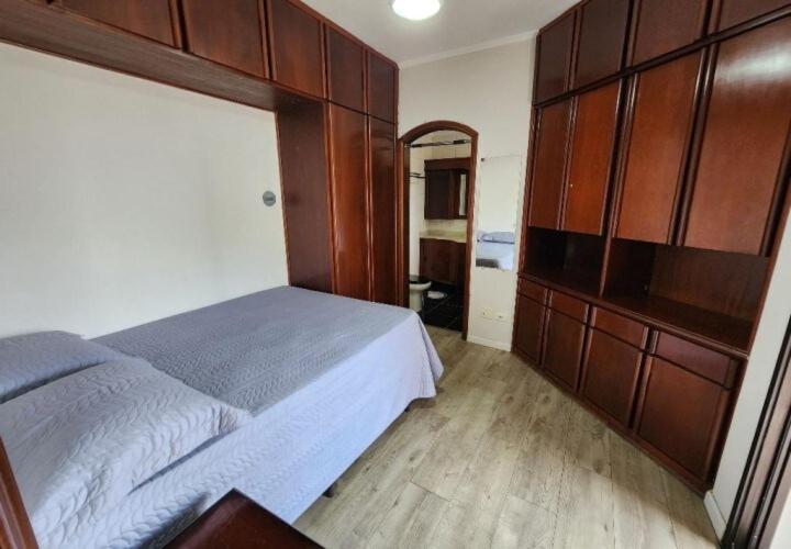Flat No Hotel Cosmopolitan Com Estacionamento Gratis E Piscina 桑托斯 外观 照片